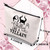 BDPWSS Evil Females Gift Villain Lover Makeup bag Chillin' Like a Villain Gift Evil Group Gift Bad Witches Cosmetic Bag