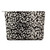 Makeup Bags for Purse Zipper Cosmetic Pouch Large Travel Canvas Make Up Organizer Tool Pouch for Women and Girls,Leopard Black
