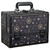 Joligrace 11.8 inch Makeup Train Case Cosmetic Organizer Box Lockable with 3 Trays and a Brush Holder Pattern Collection - Star Chart