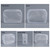 5 Pack Clear Plastic Zippered Toiletry Carry Pouch TSA Approved Toiletry Bag Portable Cosmetic Makeup Bag for Vacation, Bathroom and Organizing (Whit