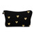 Aiphamy Cute Travel Makeup Bag Cosmetic Bag Small Pouch Gift for Women (Brushed Gold Heart)