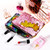 Tatuo 4 Pcs Sequin Makeup Bag Christmas Glitter Sequin Purse Rainbow Iridescent Make up Bag Small Reversible Cosmetics Pouch for Women Teacher Gradua