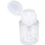 PANA 3oz Push Down Pump Dispenser Flip Top Cap Refillable Empty Bottle - Color: Clear - Lockable Travel Cosmetic Packaging Empty Bottle for Nail Poli