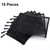 Outus 15 Pieces Mesh Bags Mesh Zipper Pouch Operation Christmas Makeup Bags Cosmetic Travel Organizer Pouch Pencil Case for Office travel(9.5 x 7.1 I