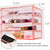 Sorbus Makeup Organizer - 4 Drawer Acrylic Make Up Organizers and Storage for Cosmetics, Jewelry, Beauty Supplies, Clear Makeup Organizer for Vanity,