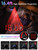 LED Digital Mirror Clock for Bedroom Ceiling - 6.5'' 180 Projection Alarm Clock with 6-Level Dimmer, 11 Colors & USB C Port