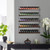 J JACKCUBE DESIGN Essential Oils Display Shelves Wall Mount Black Metal and Wood, Nail Polish Paint Holder Rack Organizer Holds 70 Bottles (5 Tier) :