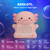 Aokpsrt Axolotl Alarm Clock with Night Light for Kids, Rechargeable Silicone Lamp Time to Wake Clock?Cute Animal Tabletop Lamp, Perfect Sleep Compani