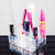 Super Z Outlet Transparent Cosmetic Makeup Organizer for Lipstick, Brushes, Bottles, and More. Clear Case Display Rack Holder