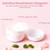 8 Oz (250g) White Plastic Jar with Dome Lid Refillable Make-up Cosmetic Jars Empty Face Cream Lip Balm Lotion Storage Container Pot Case Holder (Pack