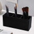 Weiai Black Makeup Brush Holder Organizer, 3 Slot Acrylic Cosmetics Brushes Storage Solution