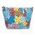Hunger Blue Blossom Print Make-Up Cosmetic Bag Carry Case (P11417014)