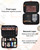 Relavel Travel Makeup Train Case Makeup Cosmetic Case Organizer Portable Artist Storage Bag with Adjustable Dividers for Cosmetics Makeup Brushes Toi