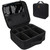 Relavel Travel Makeup Train Case Makeup Cosmetic Case Organizer Portable Artist Storage Bag with Adjustable Dividers for Cosmetics Makeup Brushes Toi