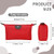 HAOGUAGUA 5PCS Cute Small Makeup Bags for Purse, Waterproof Mini Zipper Cosmetic Bags, Luggage Accessories for Travel (5PCS Style 1)