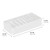 iDesign The Sarah Tanno Collection Silicone Cosmetic and Makeup Brush Holder with Multi-Sized Slots, White