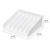 iDesign The Sarah Tanno Collection Silicone Makeup Palette Holder and Cosmetic Organizer, White