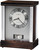 Howard Miller Malta Mantel Clock II 549-734 - Modern Aluminum with Quartz, Single-Chime Movement