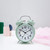 FLOITTUY Loud Alarm for Deep Sleepers 4'' Twin Bell Alarm Clock with Backlight for Bedroom and Home Decoration(Green)