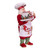 Kurt S. Adler 10.5-Inch Fabriché Gingerbread Chef Santa