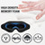 Eye Mask for Lash Extensions, Sleep Mask for Lash Extensions for Women Men, Zero Eye Pressure 3D Contoured Lash Extension Sleep Mask, Lash Protector