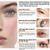 MIESCHER Eye Peptide Serum Massage Roller Nourishing Relieve Loose Eye Bags Dark Circles Skin Care Under Eye Cream for Fine Wrinkles and Puffiness Da