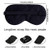 Maxfeel 100% Pure Silk Eye Mask - Sleep Eye Cover in Printed Colors (#12)