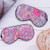 Maxfeel 100% Pure Silk Eye Mask - Sleep Eye Cover in Printed Colors (#12)