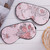 Maxfeel 100% Pure Silk Eye Mask - Sleep Eye Cover in Floral Colors (#1)