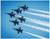 ArtDash Historic United States Military Photo ~ THE BLUE ANGELS Air Show (8"×10" photo)