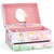 A&A Music Jewelry Box for Girls with Mirror Paired with Magic Unicorn Theme Rotating Playback the Tune for Beautiful Dream Pink-Purple