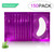 150 Pairs Set, Under Eye Pads, Comfy and Cool Under Eye Patches Gel Pad for Eyelash Extensions Eye Mask Beauty Tool (Purple)