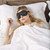 Bucky Ultralight & Comfortable Contoured Sleep Eye Mask, Gold Eyelash, One Size,5824