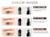BOM COSMETICS 3in1 Triple Edge Eyebrow #03 CHOCO BROWN 0.03 oz. Waterproof Soft Formula, Twist-Up Type, Pencil, Smudge Cushion & Screw Brush in One,