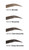 Kokie Cosmetics High Brow Angled Eyebrow Pencil, Rich Brunette, 0.012 Ounce