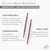 Glo Skin Beauty Precise Micro Browliner | Long-Lasting, Wax-Based Formula Glides On Skin and Shapes Your Brows, (Raven)