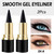Kaely 2Pcs Gel Eyeliner Pencil, Natural Black Eyeliner Cream, Liquid Eye Liner Pencils for Older Women Waterproof, Smoky Eyeshadow Palette Goth Hallo
