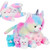 PixieCrush Unicorn Cat Plushie - Mommy Cat Unicorn with 4 Baby Kittens - Magical Pillow Plushies for Girls Ages 3-8 - Big Stuffed Animals - Ideal Gif