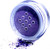Pure Ziva Beautiful Deep Eggplant Purple Blue Single Loose Powder Eyeshadow Powder Pigment; Talc, Paraben & Cruelty Free