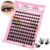 Bodermincer Lashes Clusters 10+12mm/12+14mm/14+16mm/16+18mm/10-12-14-16mm/14-16-18mm Mixed and 8-20mm to Choose Lashes Extension Kit lash Clusters La
