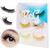 RCG | False Eyelashes - Reusable Premium Quality - Round in Shape & Natural Curl - Lightweight Glamorous Fluffy Hair - for Multiples Occasions PARTY,