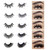 Wholesale Mixed Lashes Pack 3D Faux Mink Eyelashes 5 Style 30 Pairs Fluffy Volume Natural Charming Look Medium Length Eyelashes Cotton Band Handmade