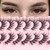 Geeneiya Lashes Wispy Mink Natural Eyelashes Spikes Lash Extensions Look Fluffy False Eyelashes 18mm Long Strip Lashes Cat Eye Eyelashes Fairy Look 7
