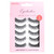 KSYOO False Eyelashes Cat Eye Lashes Wispy Lashes Clear Band V1 Russian Strip Lashes That Look Like Extensions D Curl Cat Eye Lashes Natural Look Fau