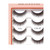 CALA Faux Mink Volt Lashes Flirty, Medium Volume Lightweight Soft Synthetic False Eyelashes, Cruelty-Free Reusable Strip Lashes, Contact Lens Friendl