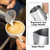 Milk Frothing Pitcher,Milk Steaming Frother Cup,Barista Cappuccino Latte Art Milk Jug with Decorating Pen,Stainless Steel Espresso Coffee Bar Accesso