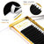 QUEWEL Easy Fan Lash Extensions 0.05mm D Curl Eyelash Extensions 12mm Single Lash Trays Matte Black Ultra Lightweight C CC D DD Curl Volume Lashes Se