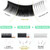 Volume Lash Extensions C-0.07-11 Flowering Eyelsio Lashes Rapid Blooming Lashes C D curl Mega Volume Lash Extensions Rapid(C-0.07,11mm)