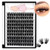 Bodermincer 120 Clusters/box Wide Cluster 3D Effect Glue Bonded Cluster Eyelashes Individual Eyelash Extension Eyelashes Bunches False Eyelashes Home