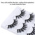 DYSILK Eyelashes Mink Lashes Fluffy- Cat Eye Lashes 3 Pairs 6D Mink Lashes Wispy Eyelashes Lashes That Look Like Extensions Lashes Set Reusable Lashe